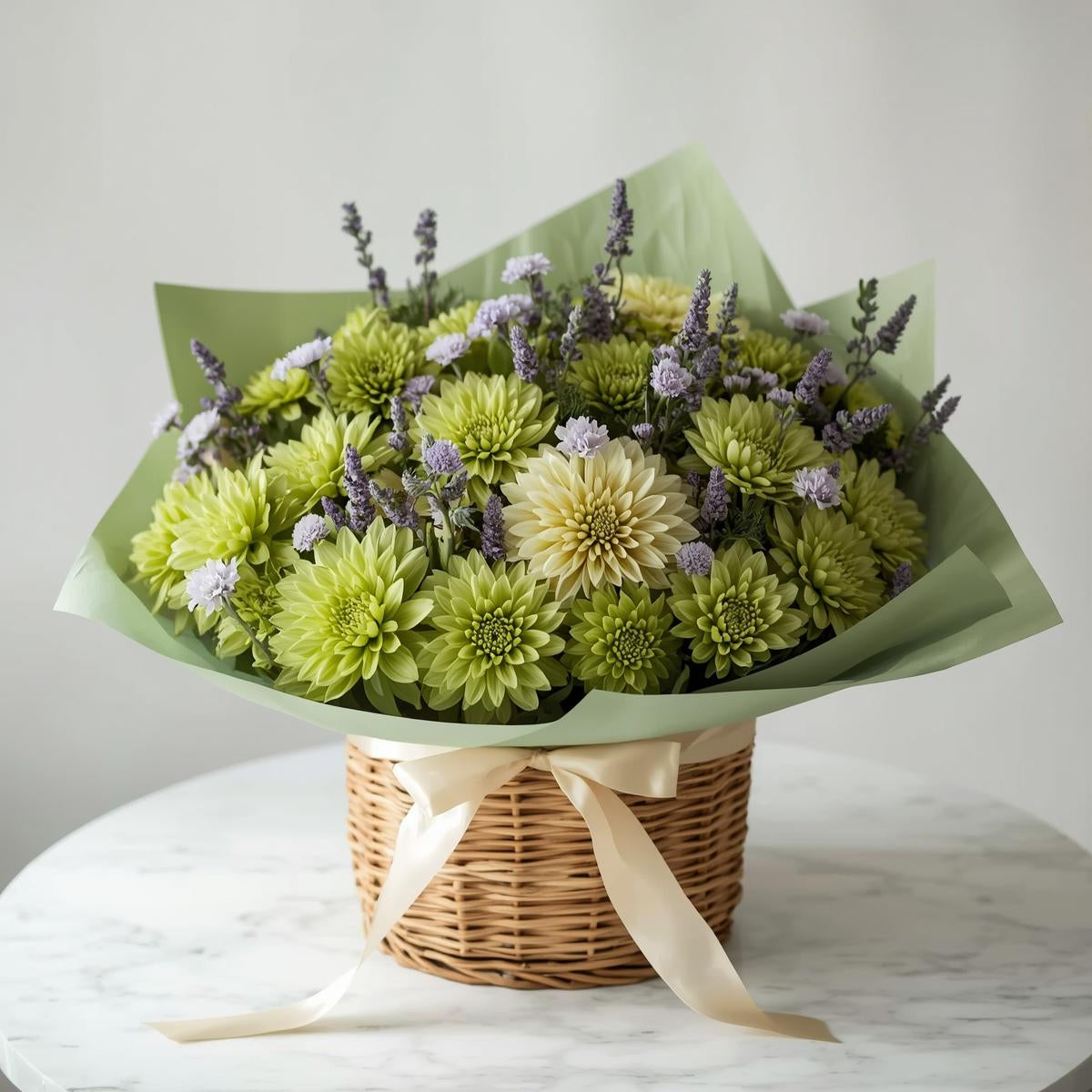 Fuchsia Promise Basket