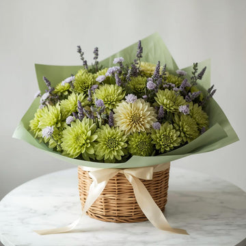 Fuchsia Promise Basket