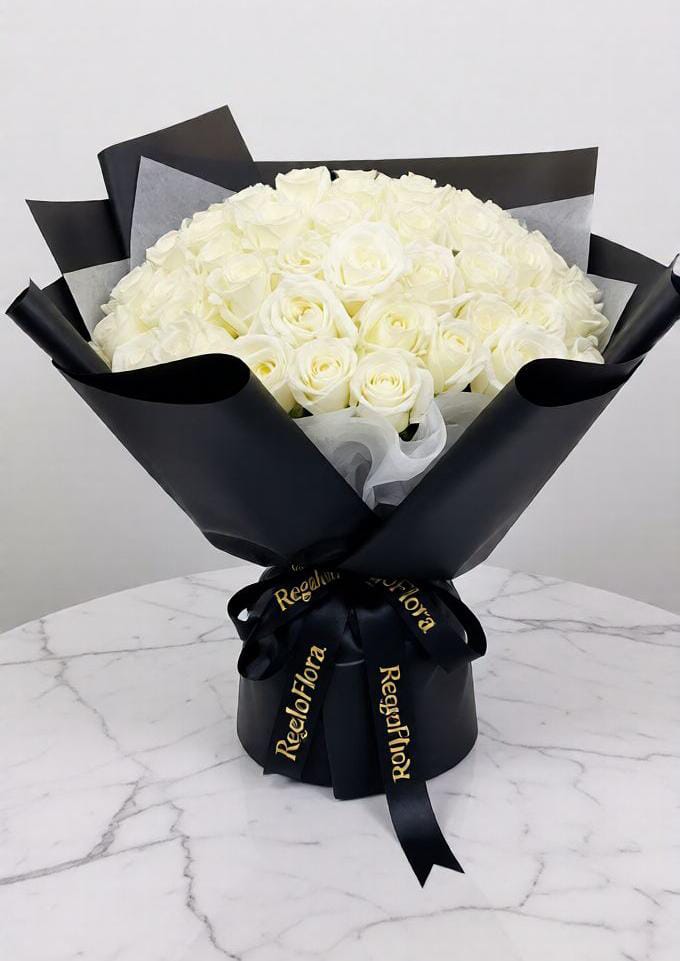 White Grace Deluxe-50 roses